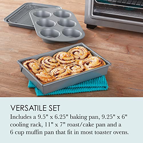 Chicago Metallic 4-Piece Non-Stick Air Fryer Bakeware Set