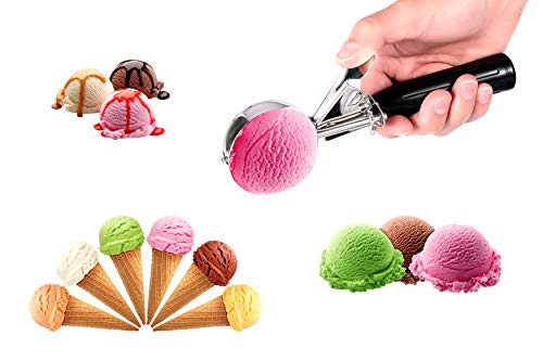 Stainless Steel Cookie Scoop Set: Small, Medium, Large