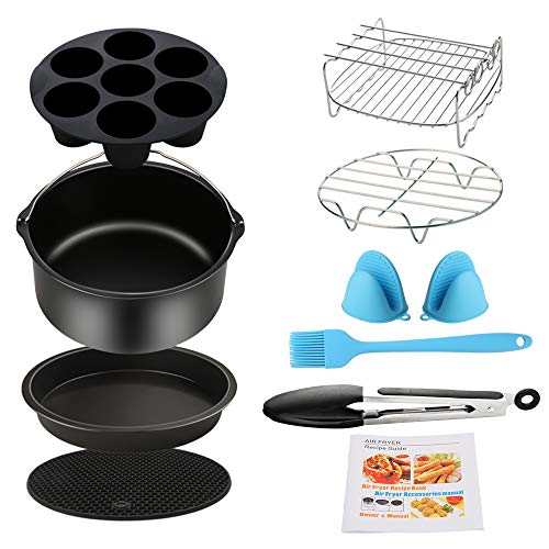 9 Piece Air Fryer Accessory Set for Various Brands