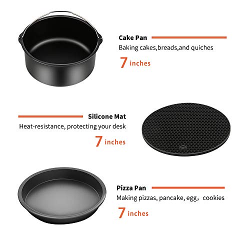 9 Piece Air Fryer Accessory Set for Various Brands