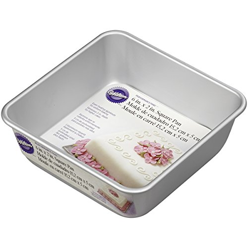6" Square Wilton Performance Pans for Air Frying