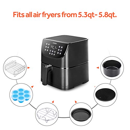 COSORI Air Fryer Accessories Set, 6-Piece, BPA-Free, Nonstick