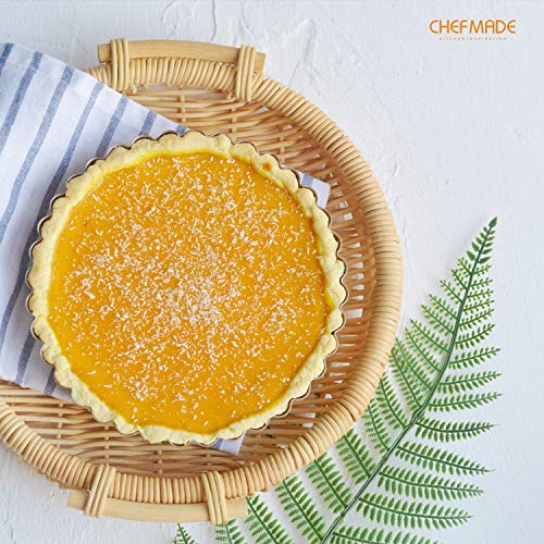 7-Inch removable loose bottom non-stick round quiche pan