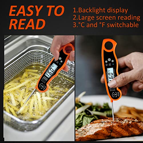 Engsav Digital Food Thermometer for Air Frying