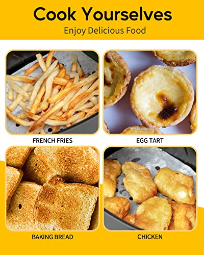 Katbite 8.5 Inch Air Fryer Parchment Liners