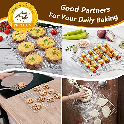 Stainless Steel Tray and Rack Set for Air Fryer