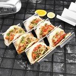 Stainless Steel Taco Holder Stand Set - Oven & Grill Safe