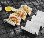 Stainless Steel Taco Holder Stand Set - Oven & Grill Safe