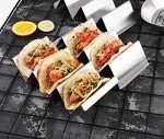 Stainless Steel Taco Holder Stand Set - Oven & Grill Safe