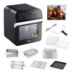 GoWISE Deluxe Electric Air Fryer Oven with Rotisserie