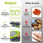 13-in-1 Veggie Chopper with 8 Blades & Container