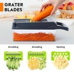 13-in-1 Veggie Chopper with 8 Blades & Container
