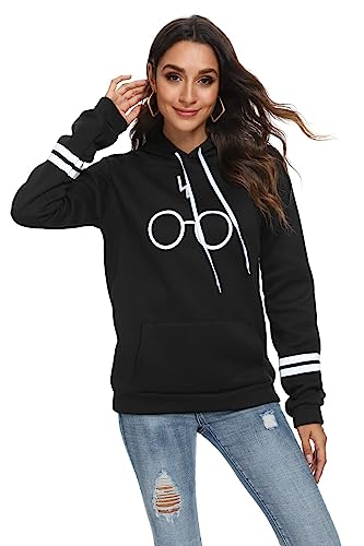Harry Potter Glasses Hoodie for Women & Teens