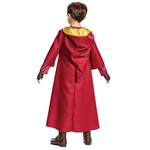 Gryffindor Deluxe Children's Quidditch Costume - Red/Gold (Size Small)