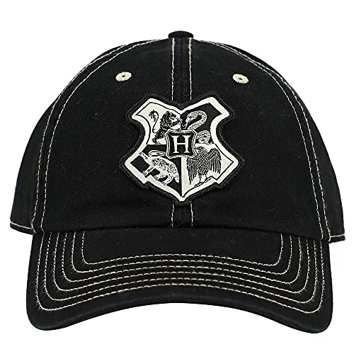Harry Potter Two-Tone Crest Black Dad Hat