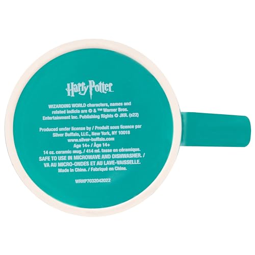 Slytherin House Crest Ceramic Mug - 14 oz