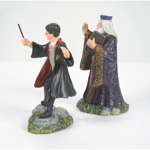 Harry and Headmaster Figurine Set for Potter Village