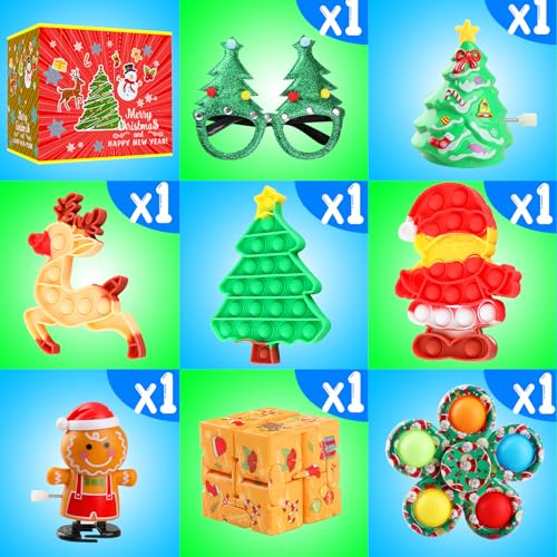 Christmas Fidget Toy Set: Sensory Fun for Kids
