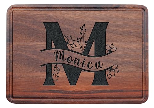 Personalized Monogram Christmas Cutting Board - Made in USA