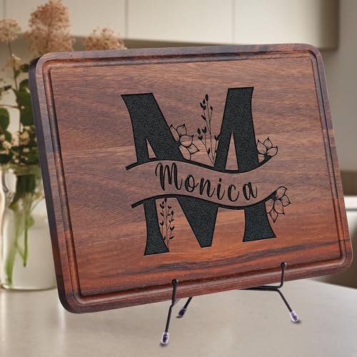 Personalized Monogram Christmas Cutting Board - Made in USA