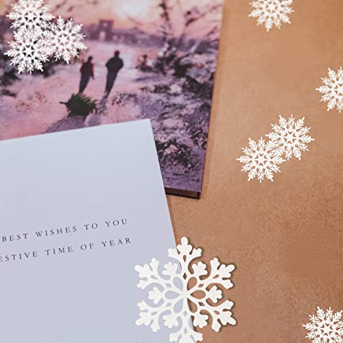 Christmas Snowflake Ornaments: 36pcs Variety of Sizes