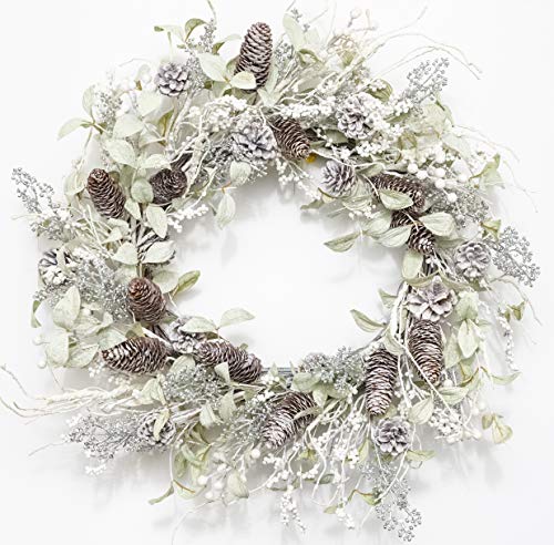 Birch Berry Wreath: Elegant Winter Christmas Decor