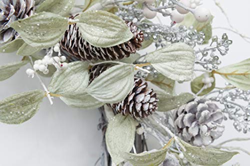 Birch Berry Wreath: Elegant Winter Christmas Decor