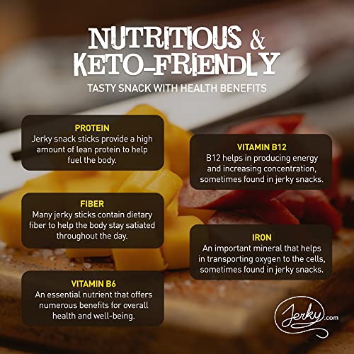 Christmas Jerky Gift Basket - 26pc Assorted Snack Sticks