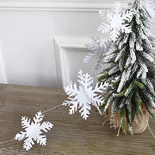 24-Piece Snowflake Christmas Hanging Party Decor Supplies