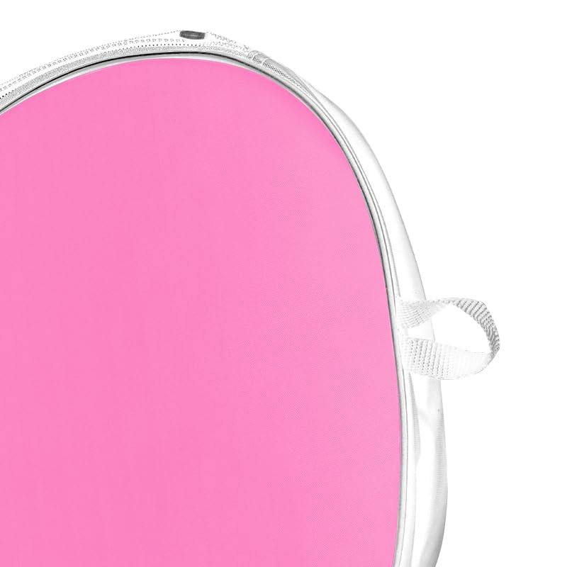 Pink Padel Racquet Cover with Waterproof Zipper & Strap