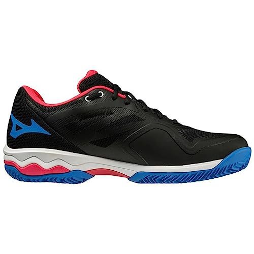 Mizuno Wave Exceed Light Padel Shoes, Black/White/Red, Size 9.5 UK