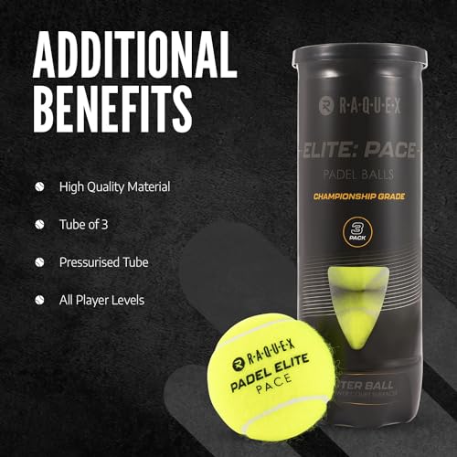 Elite Pace Padel Pro Balls - Faster Gameplay Option