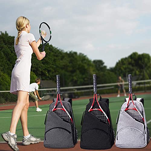 Grey Large Capacity Padel Tennis Racket Bag 36L