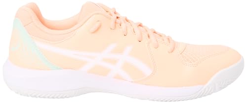 ASICS Women's Gel-Dedicate 8 Padel Sneaker, Sunstone/White, 4.5 UK