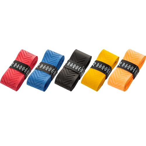 5 Pack Multicoloured Padel Racket Overgrip Tape - Durable