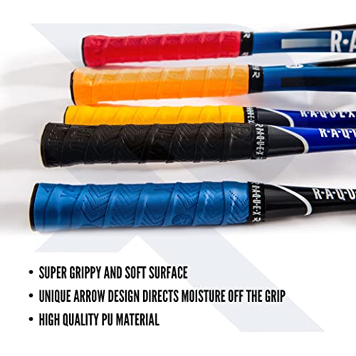 5 Pack Multicoloured Padel Racket Overgrip Tape - Durable