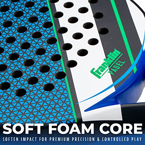 Franklin Aurora Carbon Fiber Padel Tennis Racket, MAX Grit Technology