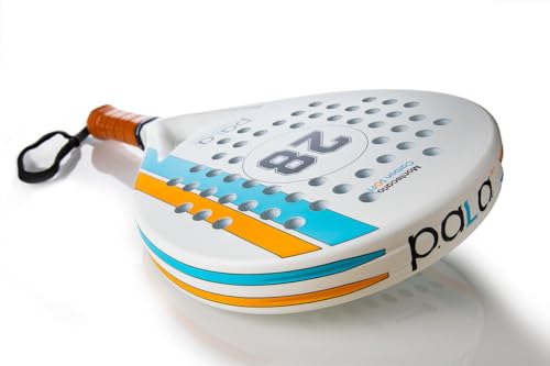 Montecarlo Soft Carbon White Padel Racket - PALA lite
