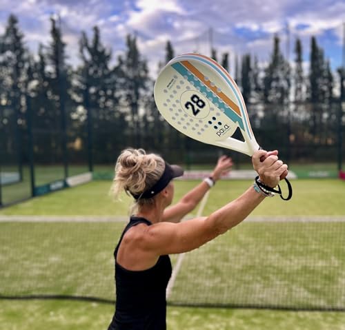 Montecarlo Soft Carbon White Padel Racket - PALA lite