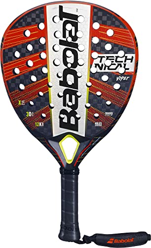 2023 BABOLAT Technical Viper Padel Racket - Red/Black/Yellow