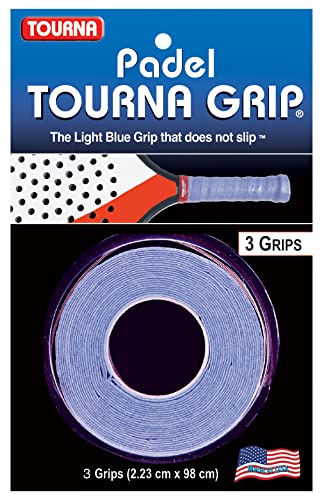 Tourna Blue Padel Grip 3 Pack, Trademarked