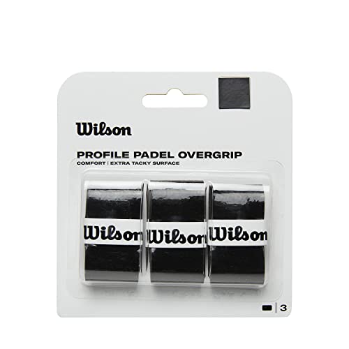 Wilson Padel Profile Overgrip 3-Pack - Black