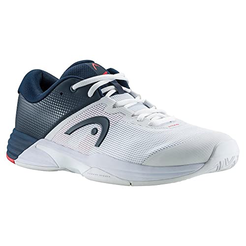 HEAD Revolt Evo 2.0 Men's Padel Tennis Shoe, White/Blue