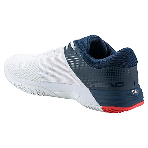 HEAD Revolt Evo 2.0 Men's Padel Tennis Shoe, White/Blue