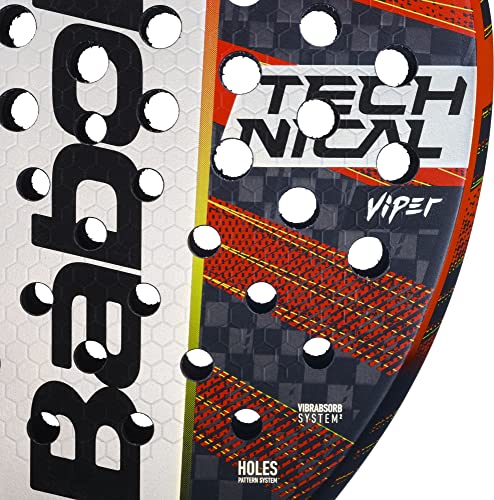 2023 BABOLAT Technical Viper Padel Racket - Red/Black/Yellow