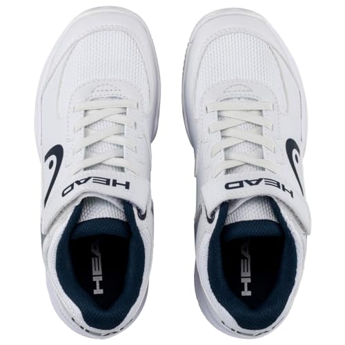 HEAD Unisex Kid's Padel Shoe, White/Blueberry, size 29 EU
