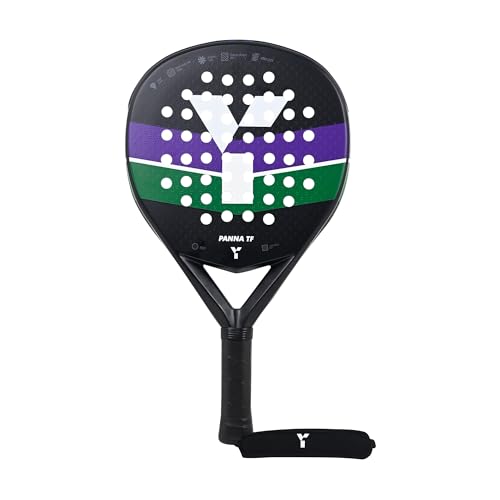 Y1 Padel Racket for Beginners, Carbon Frame, Fibreglass Face