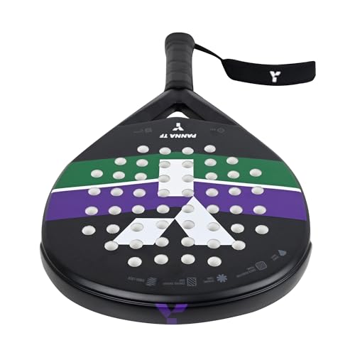 Y1 Padel Racket for Beginners, Carbon Frame, Fibreglass Face