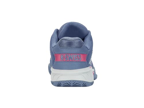 K-Swiss Women's Padel Tennis Shoe, Infinity Blue/Carmine Rose