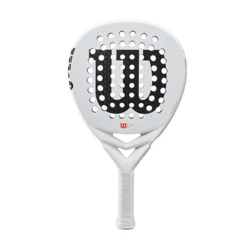 Wilson Bela LT V2.5 Padel Racket, Carbon/EVA, 355 g, White